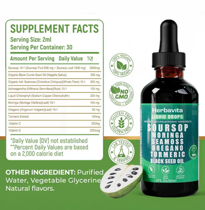 Soursop Extract Drops - Black Friday Sale