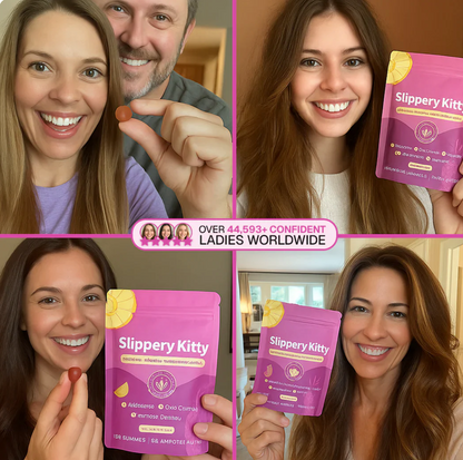 Slippery Kitty Feminine Probiotic + Moisture Gummies