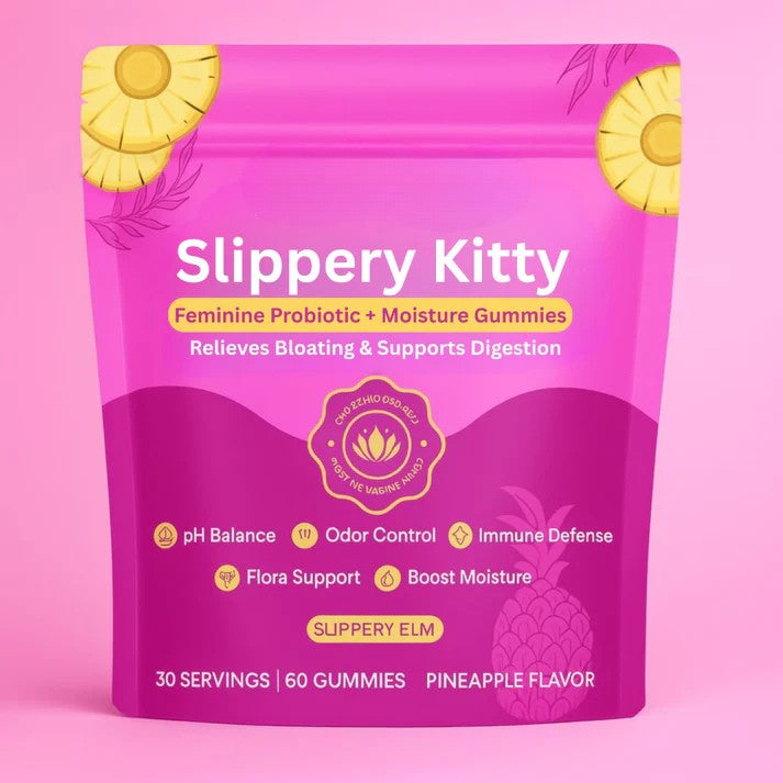 Slippery Kitty Feminine Probiotic + Moisture Gummies