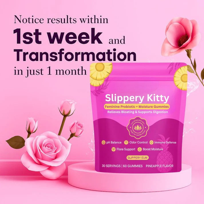 Slippery Kitty Feminine Probiotic + Moisture Gummies
