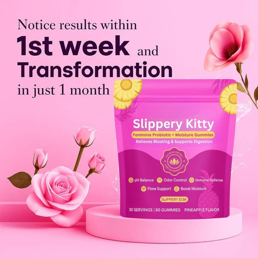Slippery Kitty Feminine Probiotic + Moisture Gummies
